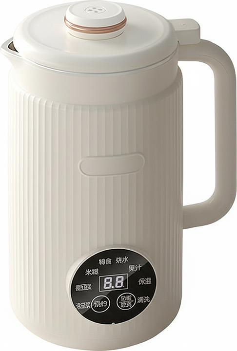 INSMA NovuLife Sojadrinkmaschine 1,2L automatisch multifunktional Mini Kochgerät ohne Filter für Sojadrink Suppen & Babynahrung - Weiß
