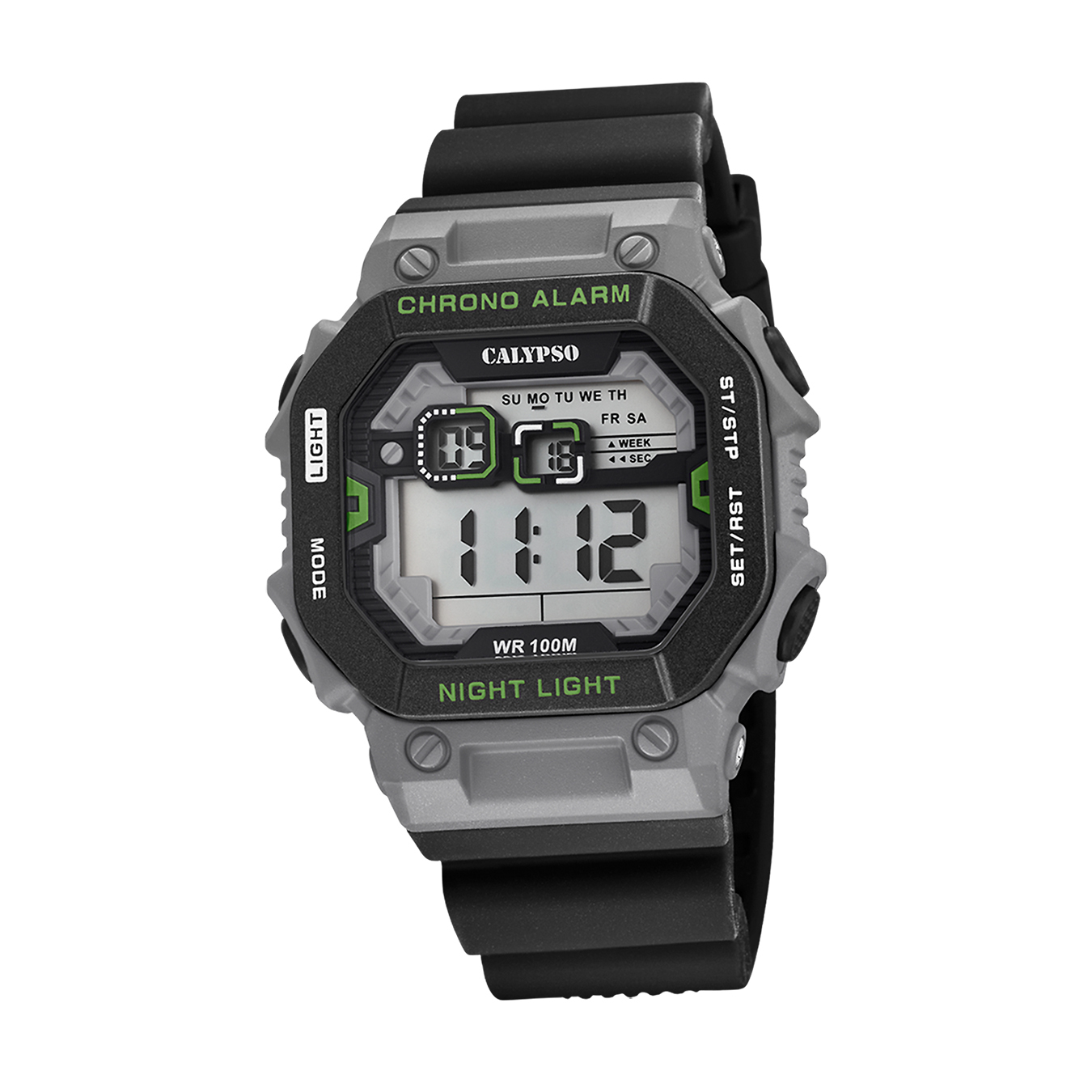 Pánske hodinky Calypso Rubber black Digitálne náramkové hodinky Calypso D2UK5840/3