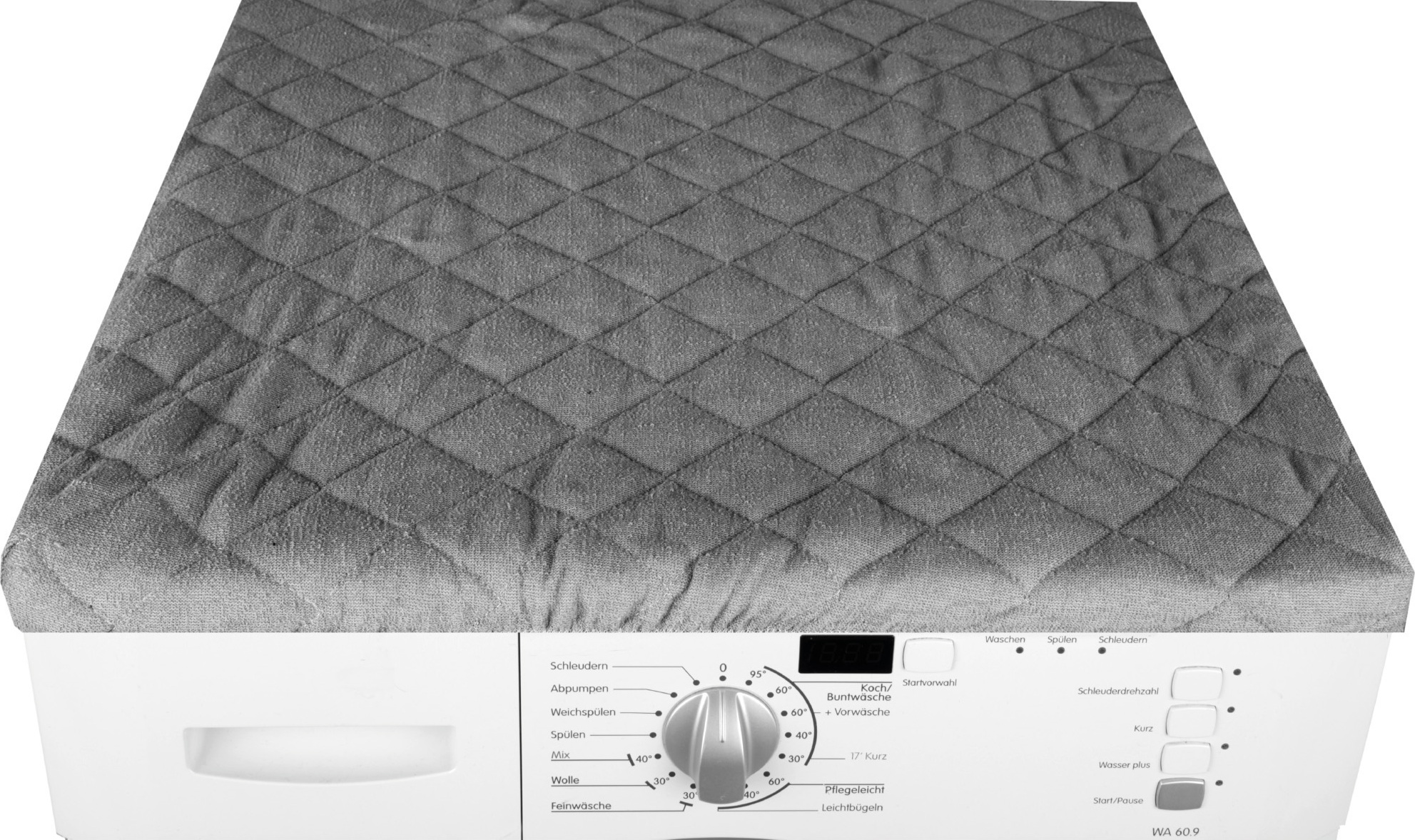 Rayen Coperchio Protettivo Medio Per Lavatrice O Asciugatrice A Caricamento Frontale - 84x60x60 Cm, Impermeabile, Con Cerniera E Cinturini Elastici