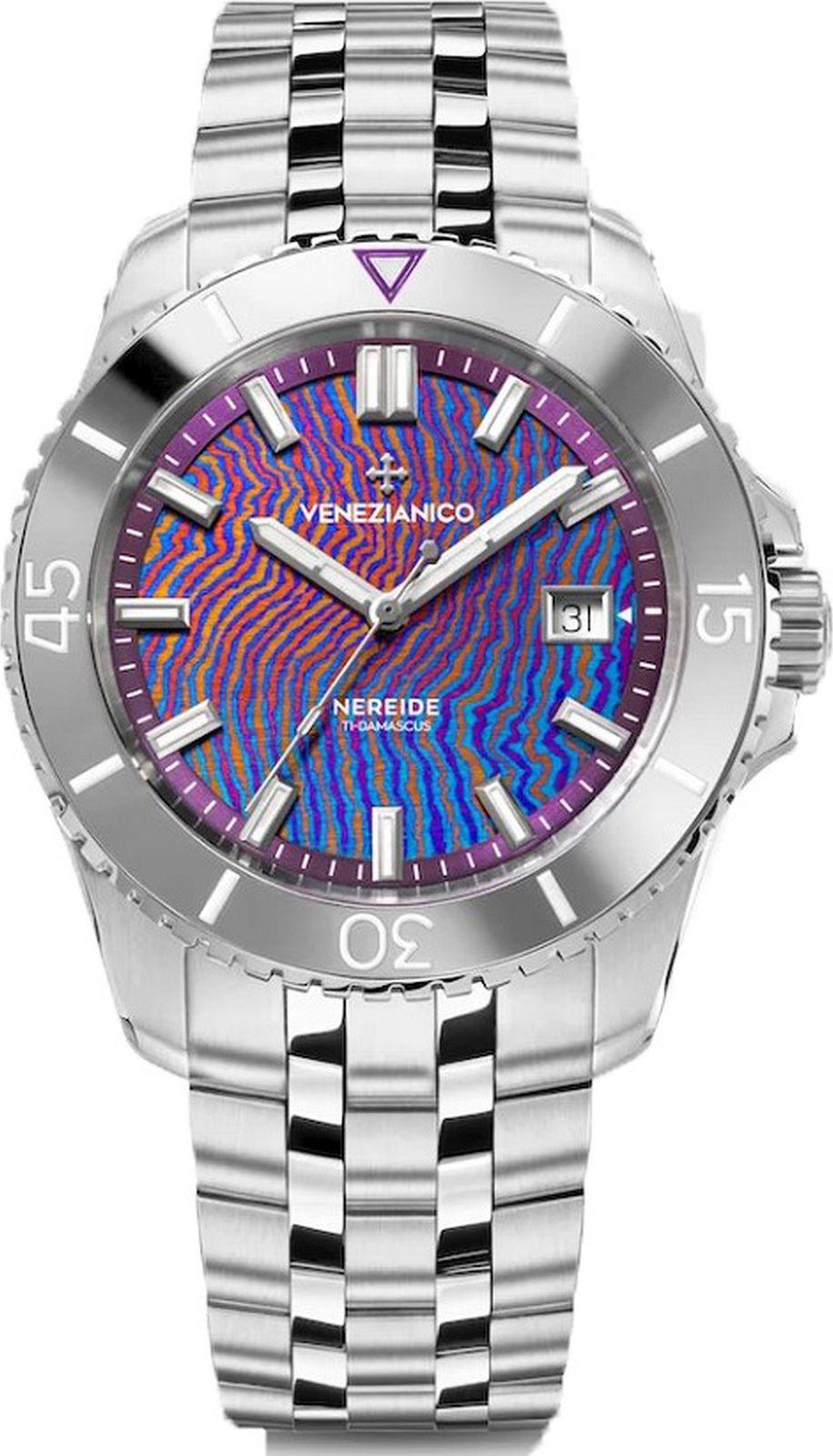 Venezianico Nereide Ti-Damascus Automatic Limitovaná edícia Herrenuhr