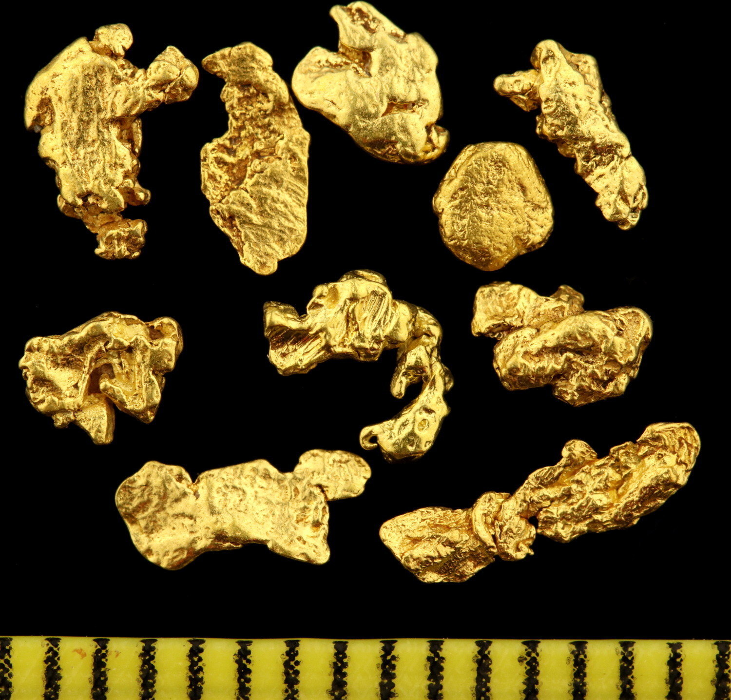 Gold-Fieber 1 Gramm Echte Goldnuggets aus Alaska mit 2-5 mm inkl. Echtheitszertifikat