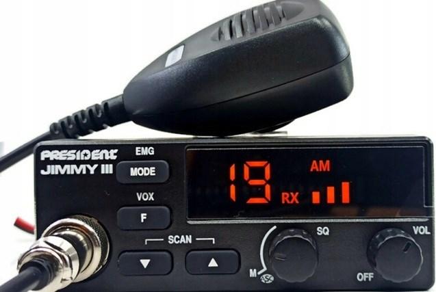 President Jimmy III AM/FM CB-Funk Schwarz JIMMY 3 III