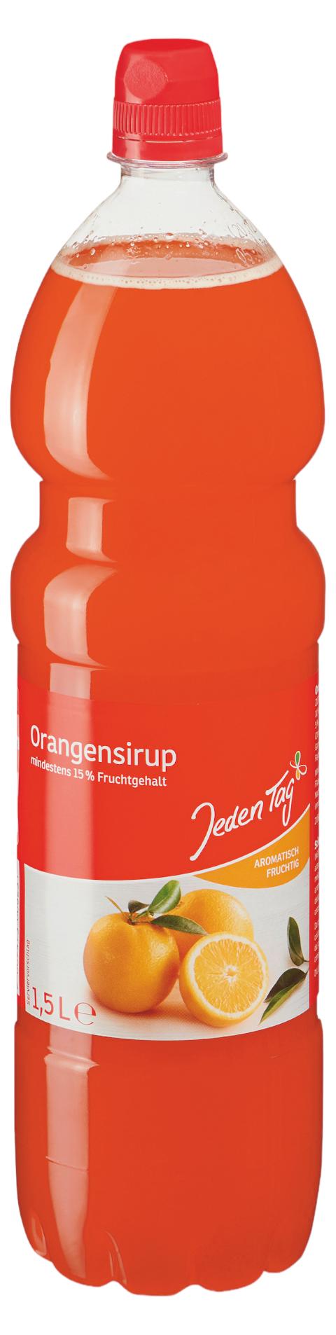 Orangensirup 1500ml von Jeden Tag