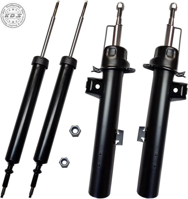 KDS 4 Premium Serien Stoßdämpfer Set Gas hinten vorne paßt für BMW 1er E81 E82 E87 E88 810071-Set