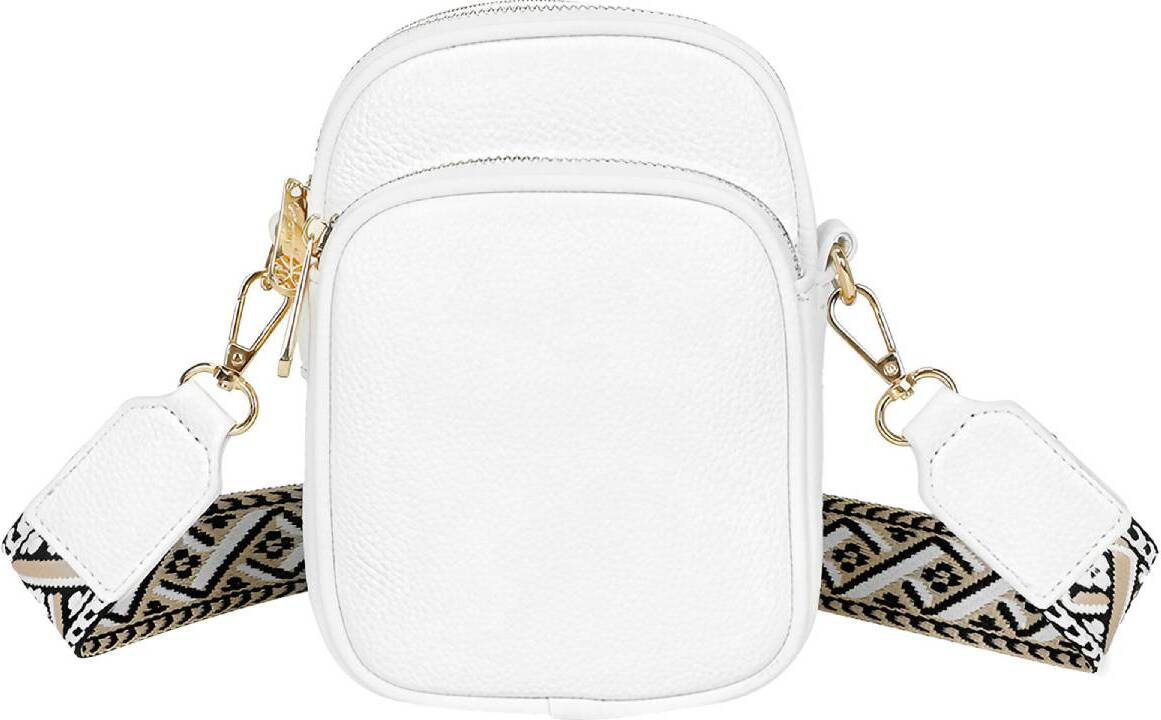 Gallantry Paris Gallantry, Handtasche für Damen Elegant, Weiß HB-9118-WH