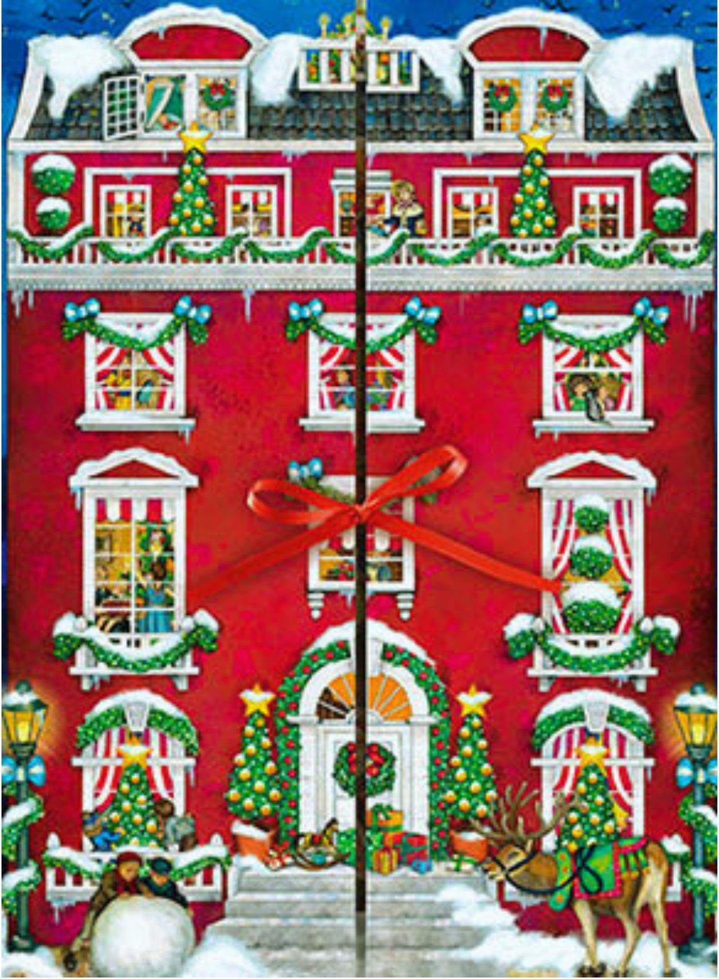 Plienkový adventný kalendár Townhouse plnotučné mlieko 75g