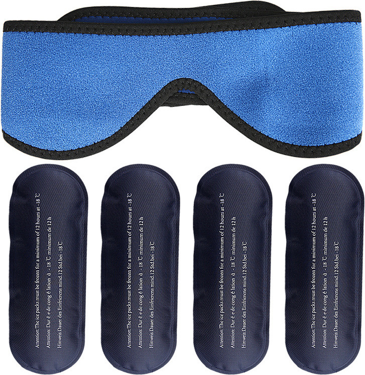 INF Kaltkompresse Kiefer - Eispackung für Kinn und Kiefer - Schmerzlinderung Grau 370677