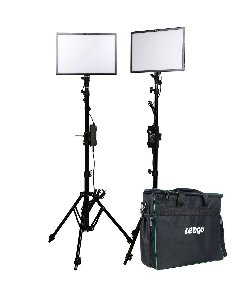 Ledgo E268C II Bi-color Profi kit für Interview, Modell- und Hochzeitsfotografie E268CIIK2T
