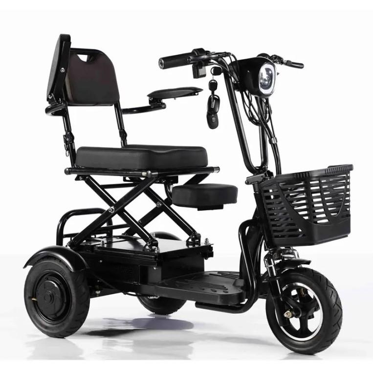 Non Branded 3-Rad Seniorenmobil,faltbar E-Mobilität,reisefreundlich,3 Gänge(6/10/15 km/h)