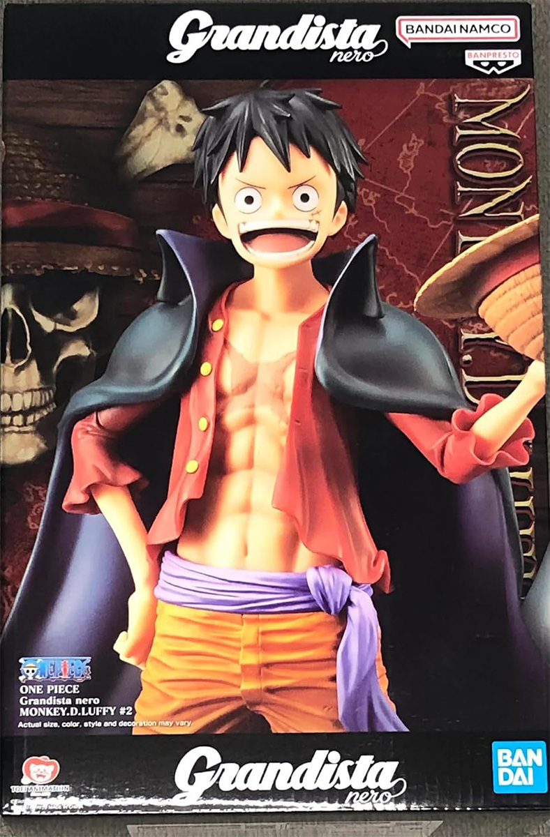 BANDAI Grandista nero | One Piece Figur von Monkey D. Ruffy | 1000 Episodes | Onigashima Arc | Monkey D. Luffy | Mugiwara | Strohhut | Sammelfigur BP19504P