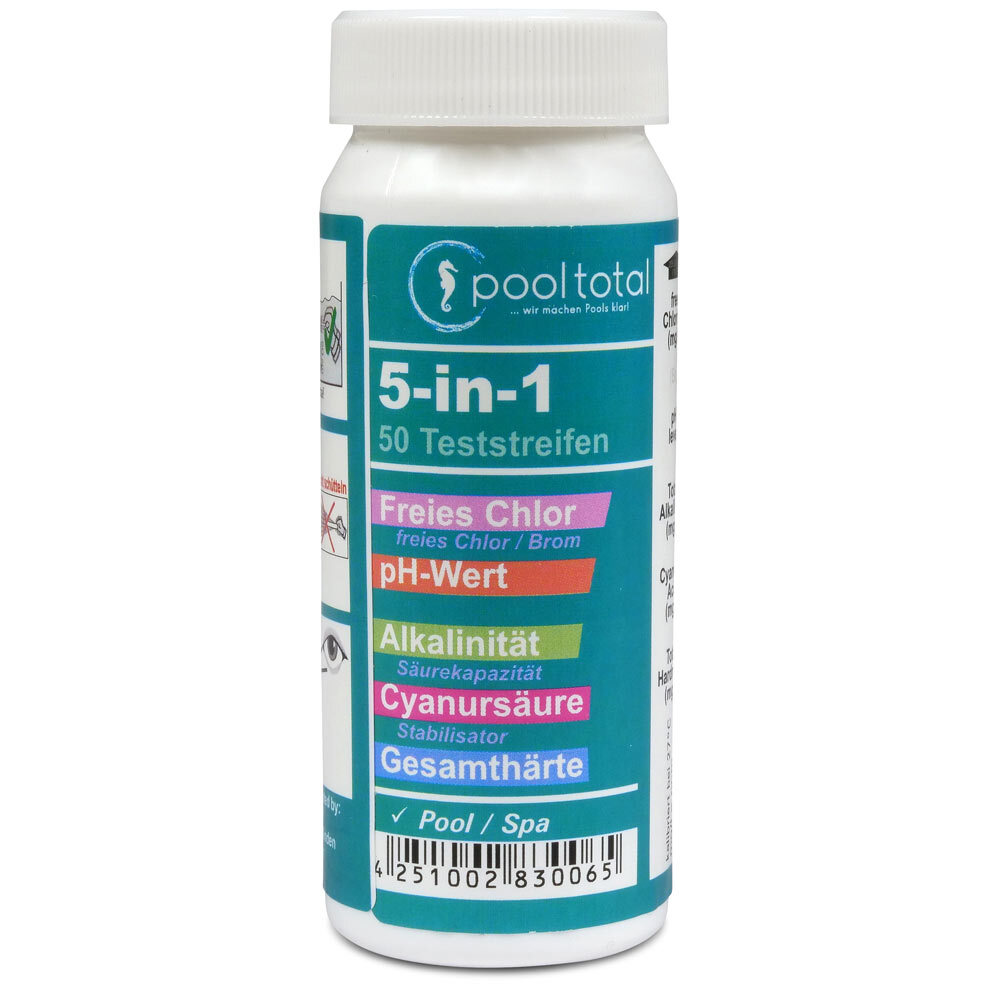POOL Total 5 in 1 Teststreifen (50 Teststrips) TSL700-PTT