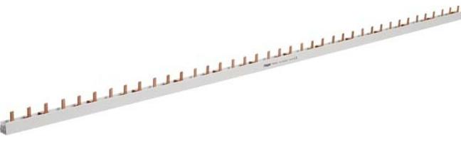 Hager Kammschiene 3polig 80A KB380Q Stiftanschluss 16qmm 37 Module