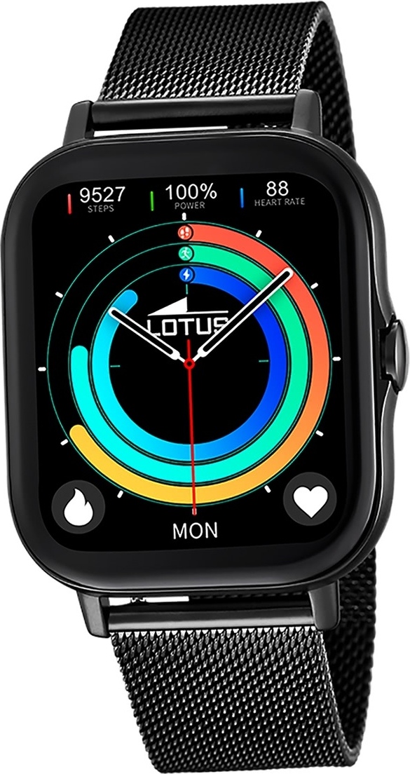 Pánske hodinky Lotus Smartwatch Smartwatch z nehrdzavejúcej ocele čierne D2UL50046/1