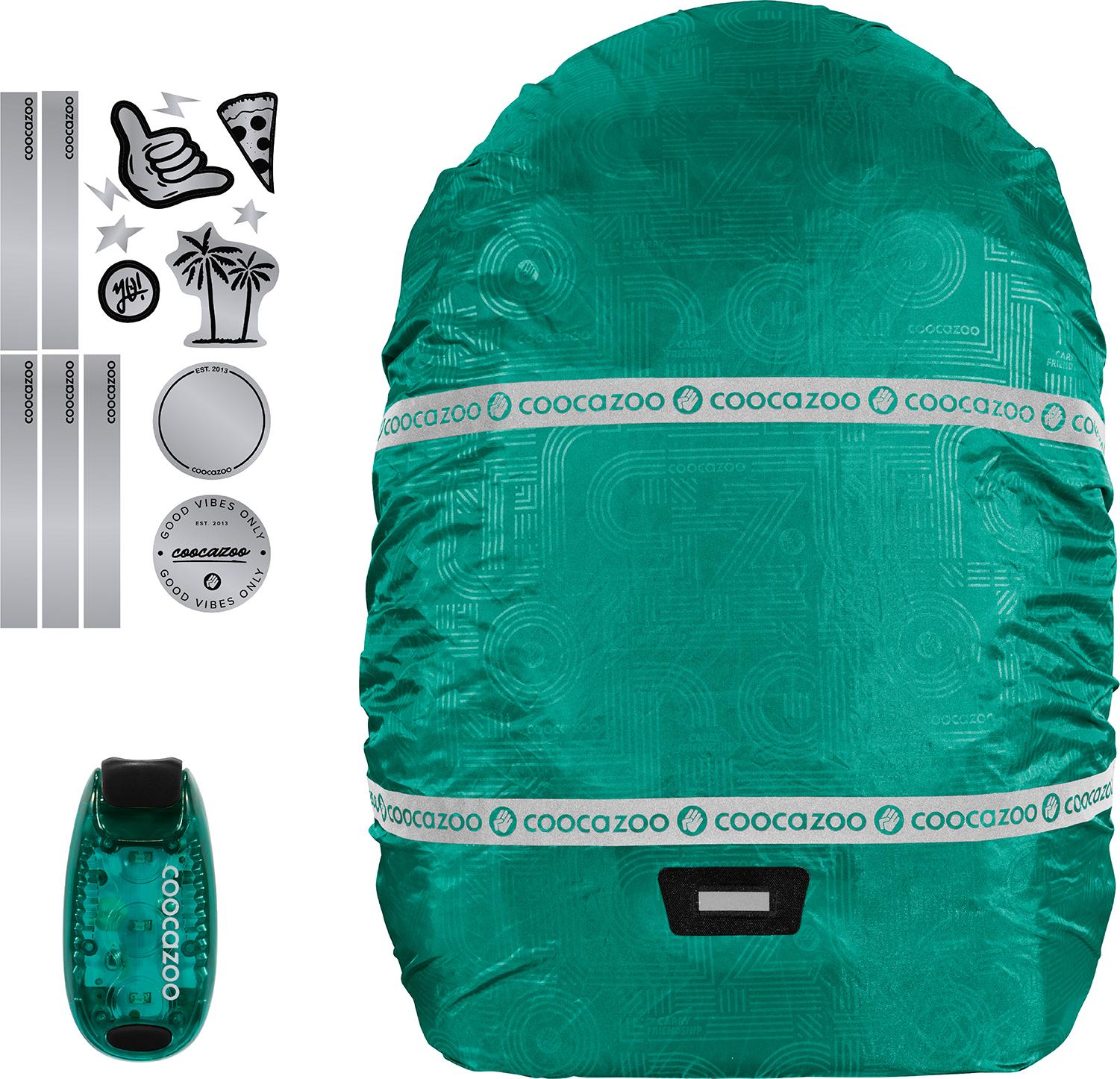 coocazoo Regen- und Sicherheits-Set Regen- und Sicherheits-Set, 3-teilig