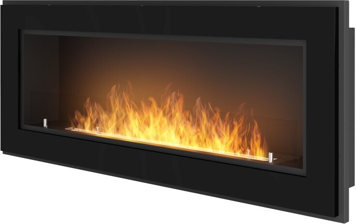 Rám 1200 SimpleFire vstavaný krb na bioetanol s čiernym sklom