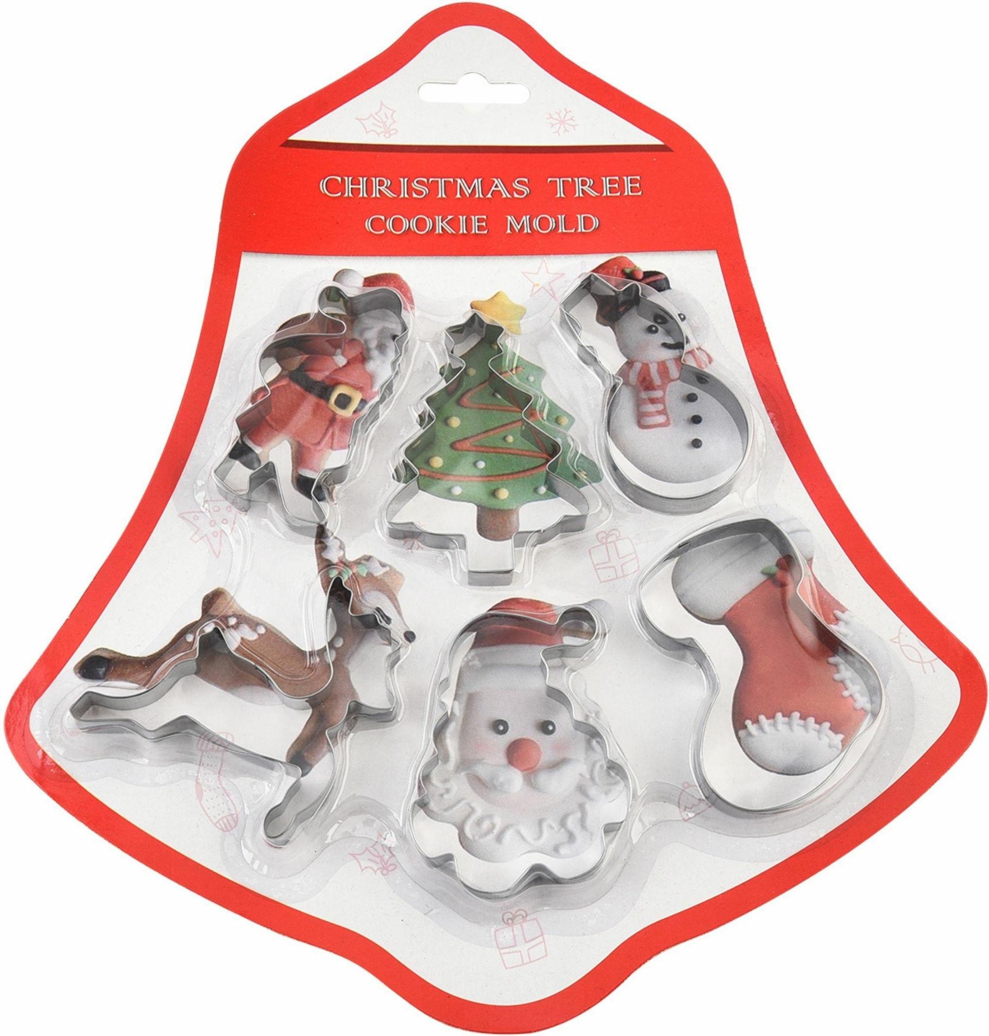 APT® Apt Weihnachts-Stanzformen-Set 6-Teilig