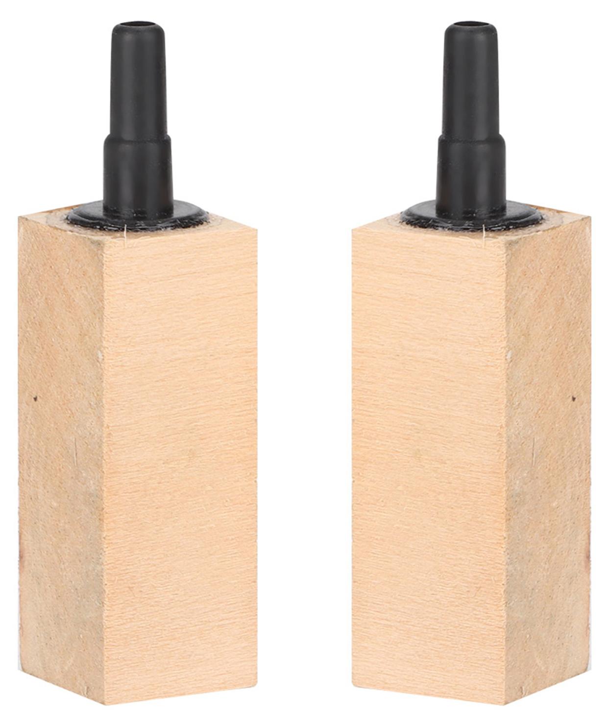 Cocosity 2er-Set natürlicher Luftblasenstein aus Holz für Aquarien