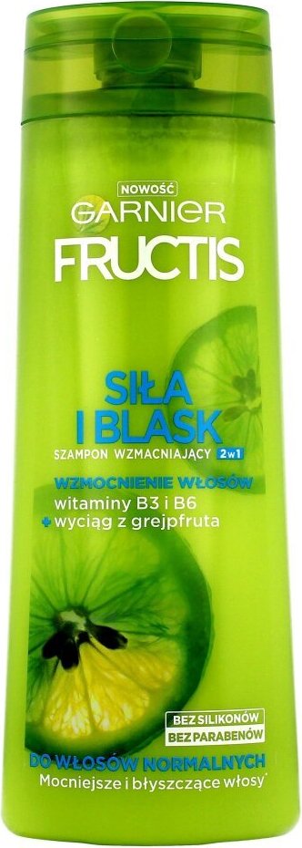 GARNIER Neu Fructis Kraft und Glanz Shampoo für normales Haar 400ml 4,99