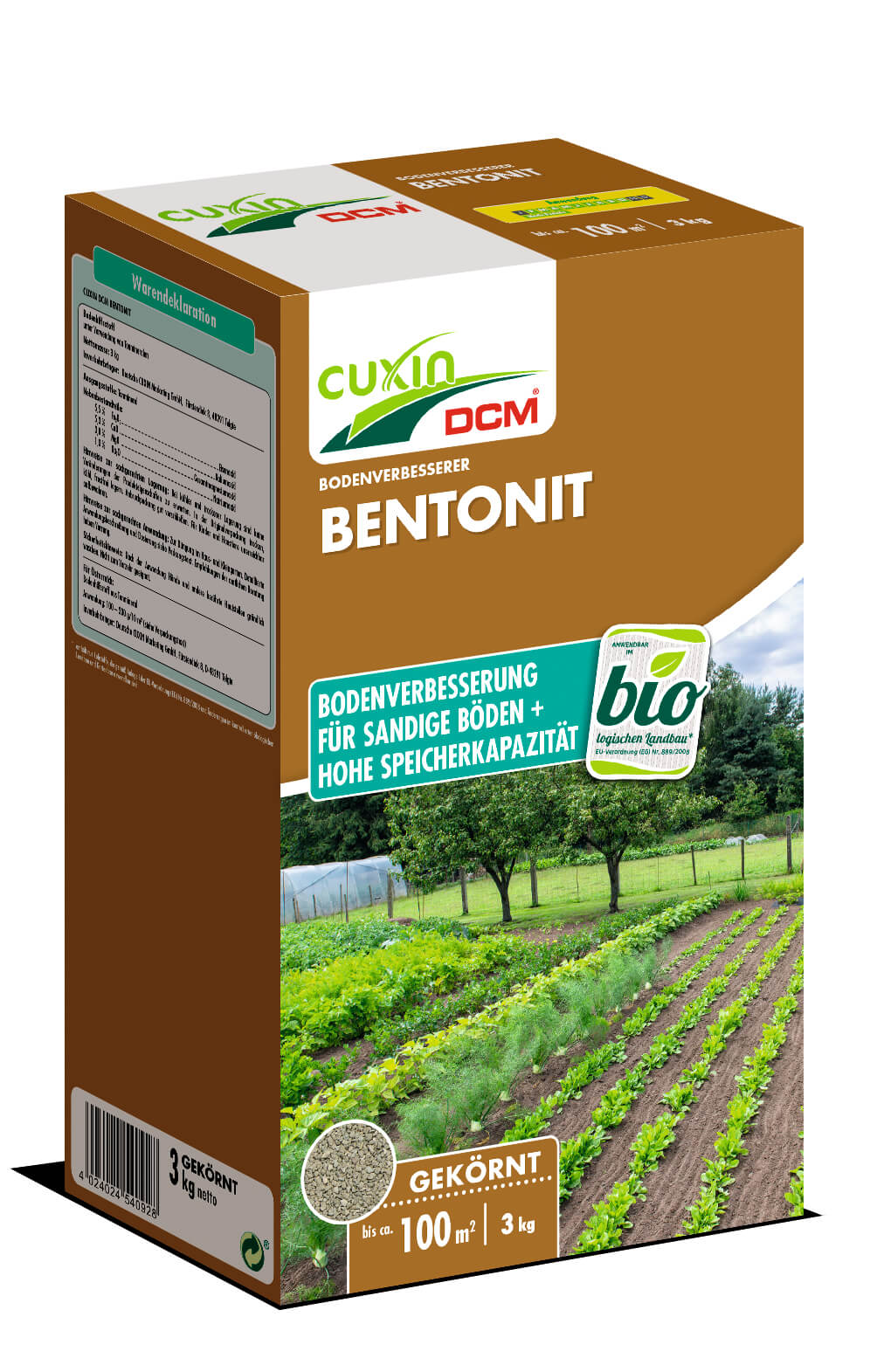 Cuxin DCM Bentonit 3 kg Bodenverbesserer 1003497
