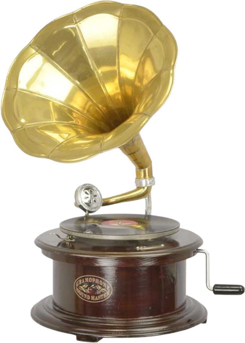 vianmo Grammophon Rund LA-39582