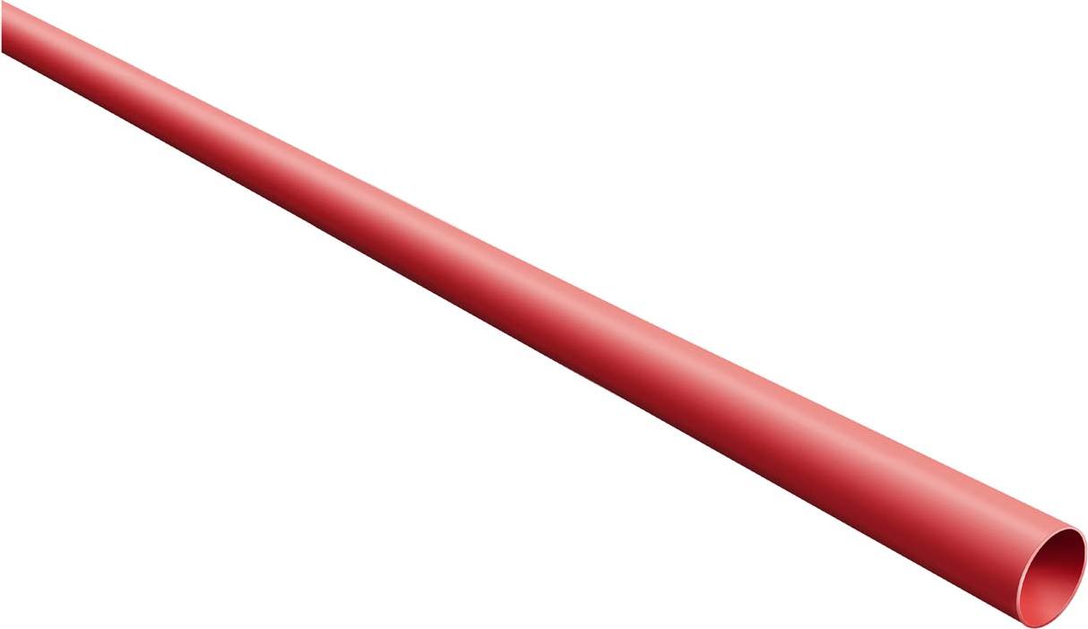 STEX24 Schrumpfschlauch 2:1, Rolle mit 150,0m, rot 1,6/0,8mm, 1/16 Zoll, WSR2 Schrumpftemperatur mind. 110°C, 136056