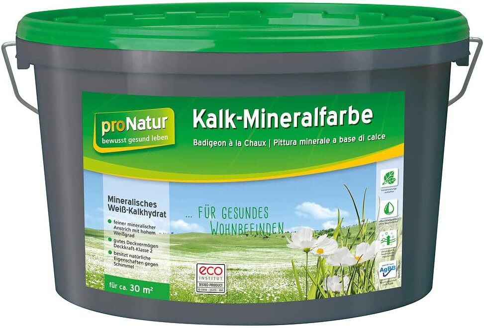 Gregor Ziegler pronatur Kalk-Mineralfarbe weiß 5 l NEW-8312