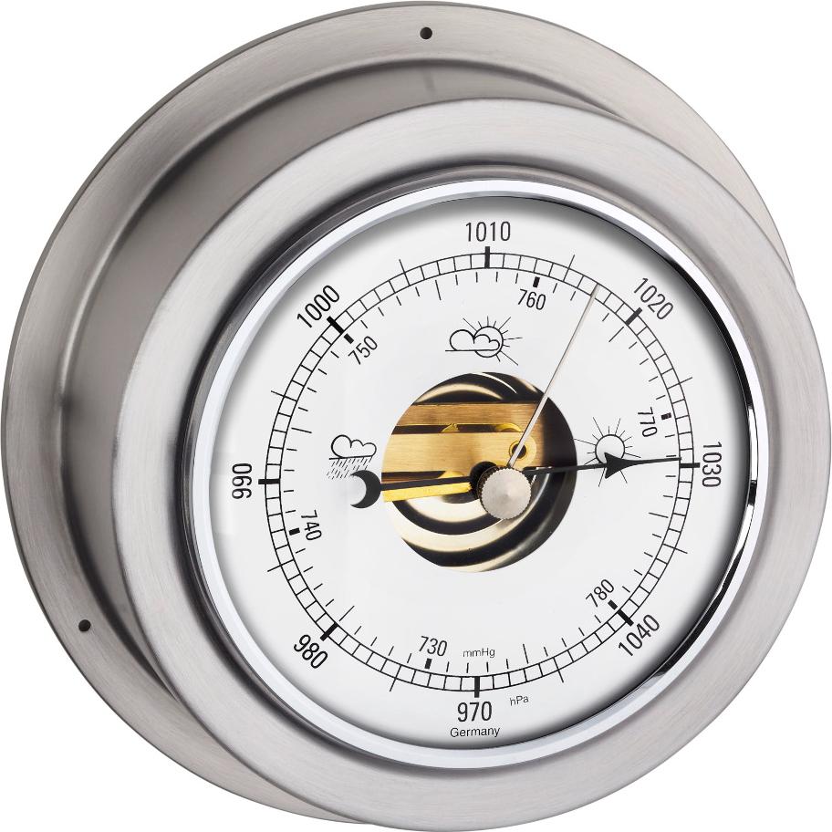 TFA Dostmann Schiffsbarometer Maritim TFA 29.4024.54.B Barometer Wetterstation