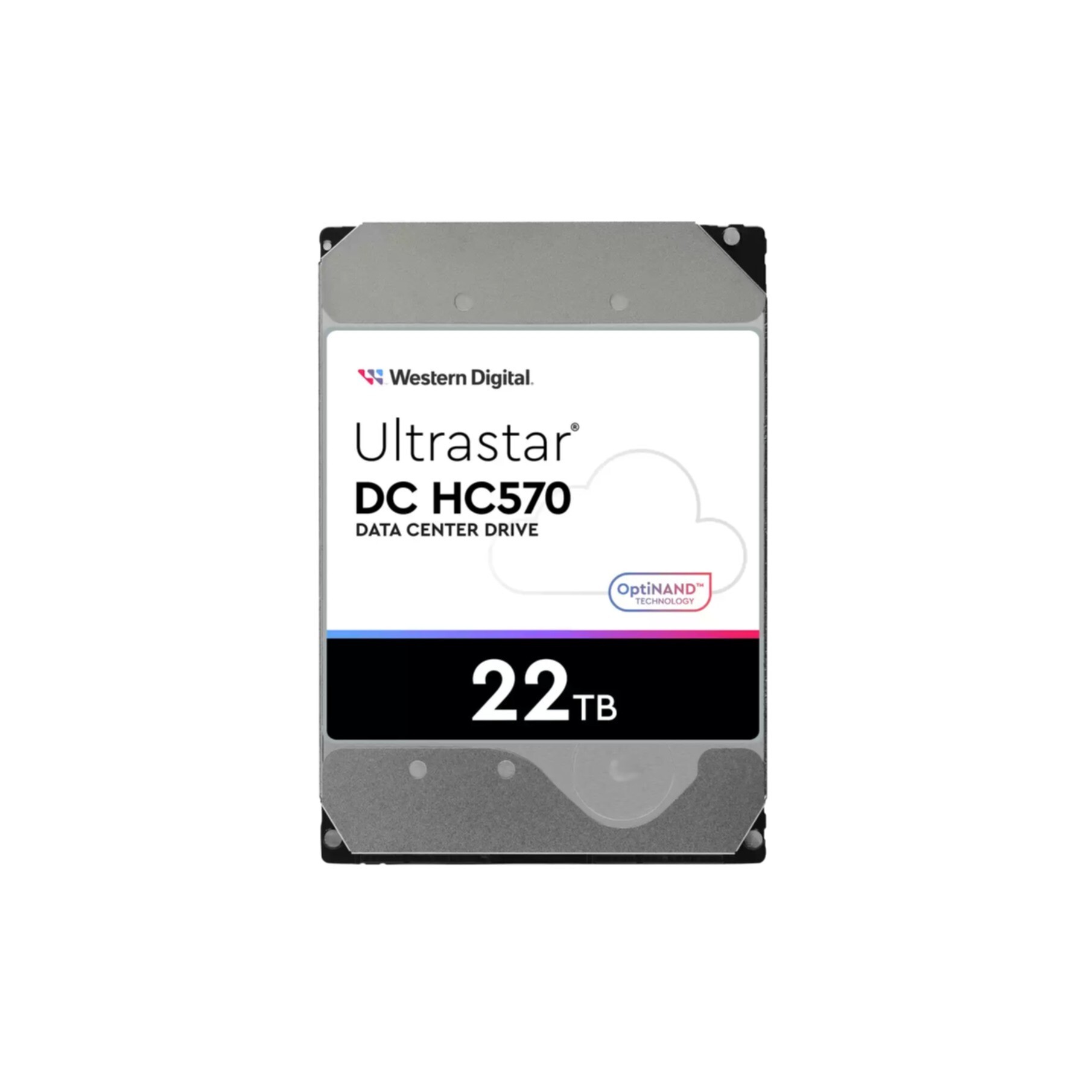 WESTERN DIGITAL Ultrastar DC HC570 (3,5'', 22TB, 512MB, 7200 U/min, SATA 6Gb/s, 512E SE NP3), Artikelnummer: 0F48155