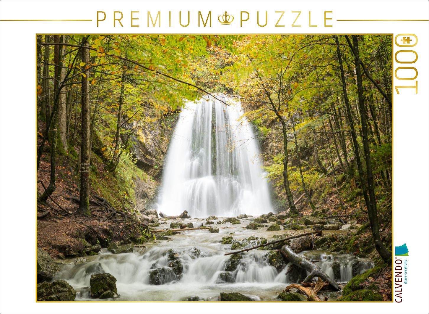 CALVENDO Puzzle Josefstaler Wasserfall | 1000 Teile Lege-Größe 64x48cm Foto-Puzzle für glückliche Stunden