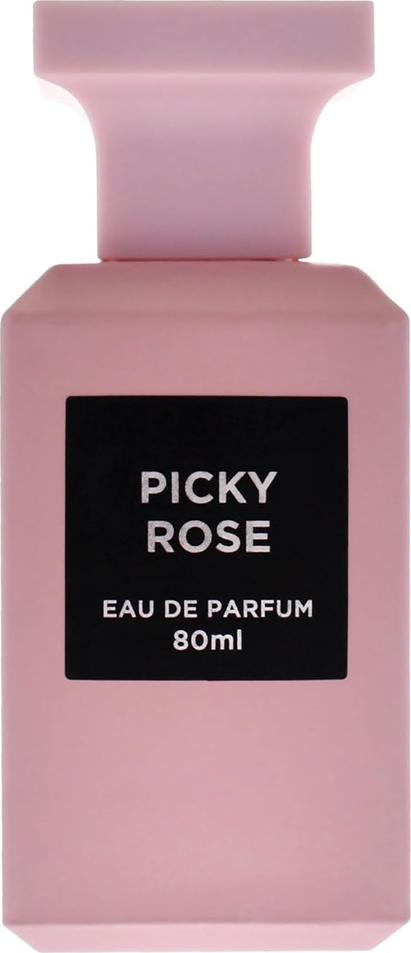 Fragrance World Picky Rose EDP 80ml Parfém pre ženy Amber Vanilla Vôňa Exkluzívny luxusný parfém UAE