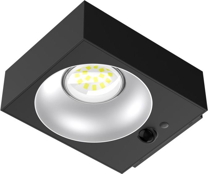 ALCAPOWER 1000lm IP65 Solar LED Wandleuchte mit Anwesenheits- und Dämmerungssensor - 4000K - Automatisches Einschalten beim Vorbeigehen