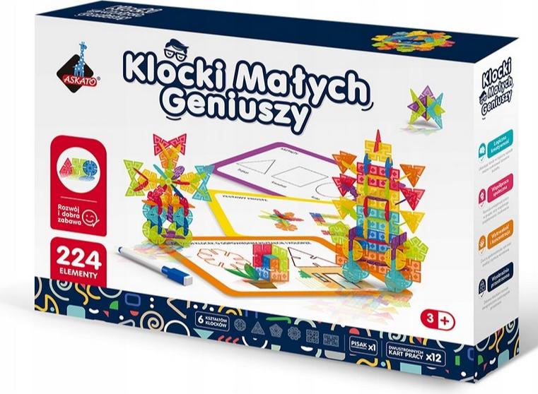 Markenlos Little Genius Blocks Geometrische Schneeflocken 224E