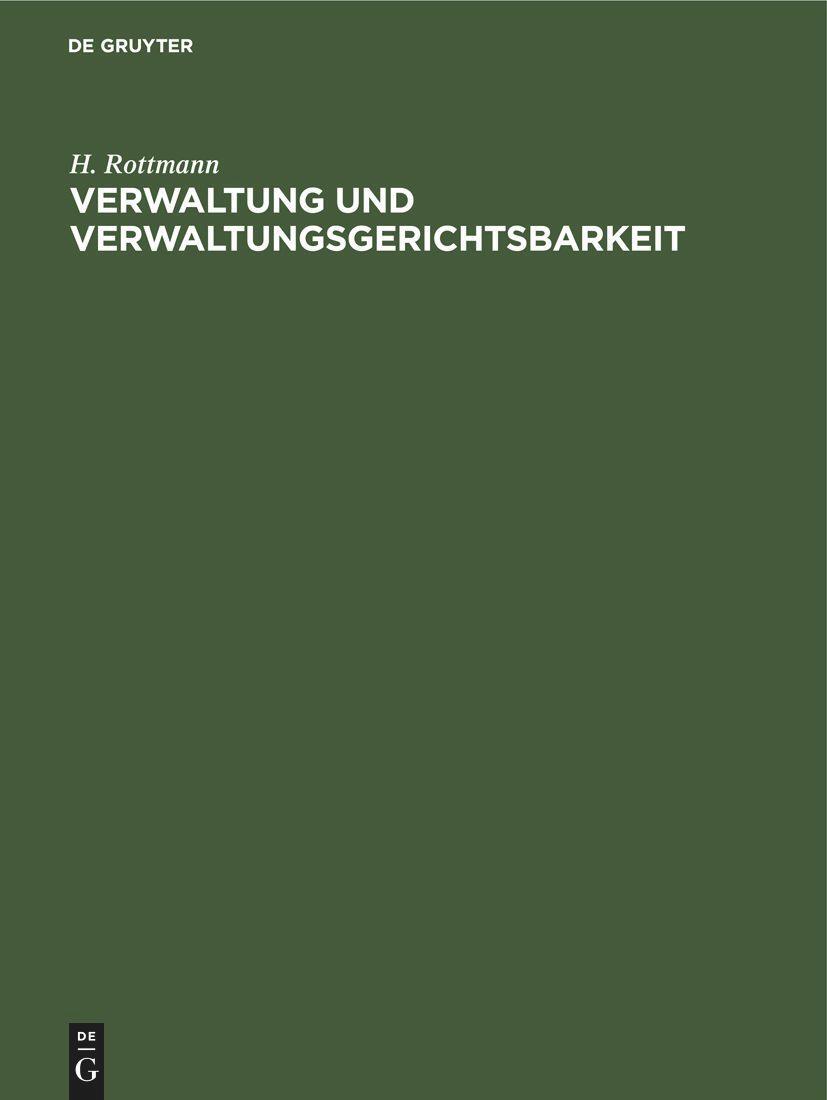 Sonstige Verlage Verwaltung und Verwaltungsgerichtsbarkeit