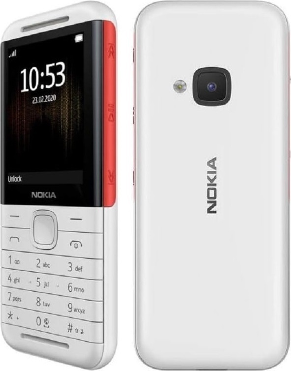 Nokia 5310 XpressMusic Weiß Rot TA-1212 DS 2G Bluetooth Radio MP3 microSD Tasten Handy