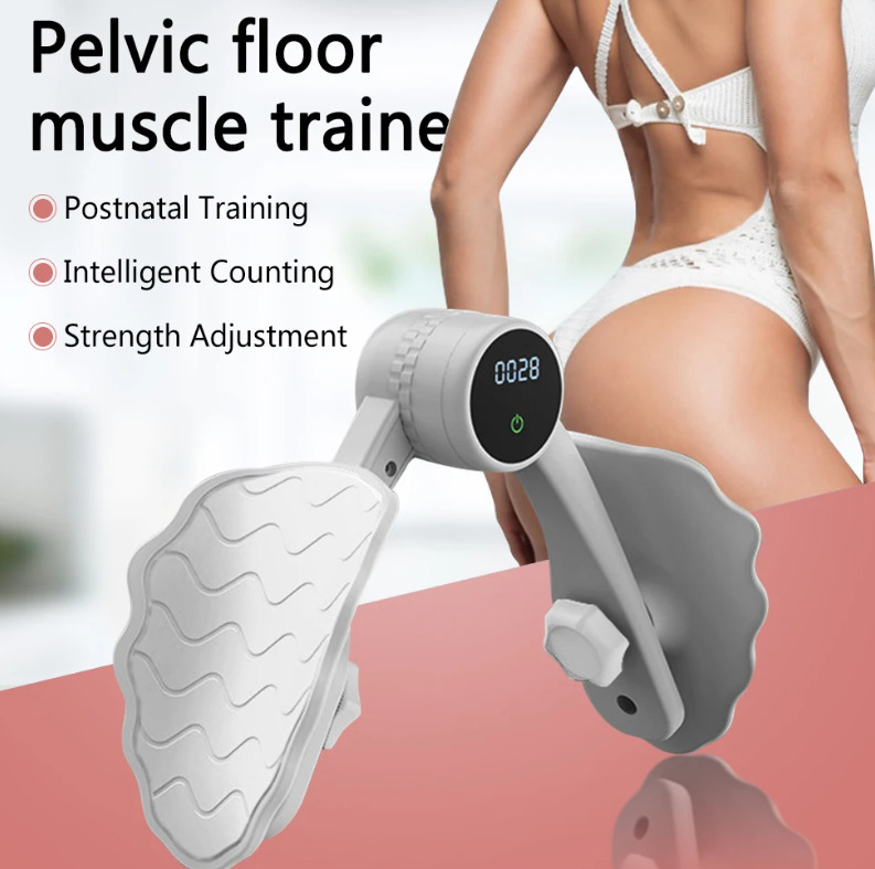 Akokie Hip Trainer, Oberschenkeltrainer Beckenbodentrainer Für Frauen, Beintrainer Po Beinpresse Oberschenkel Beckenboden Beckenbodentraining Beine Bein Trainingsgerät Grau