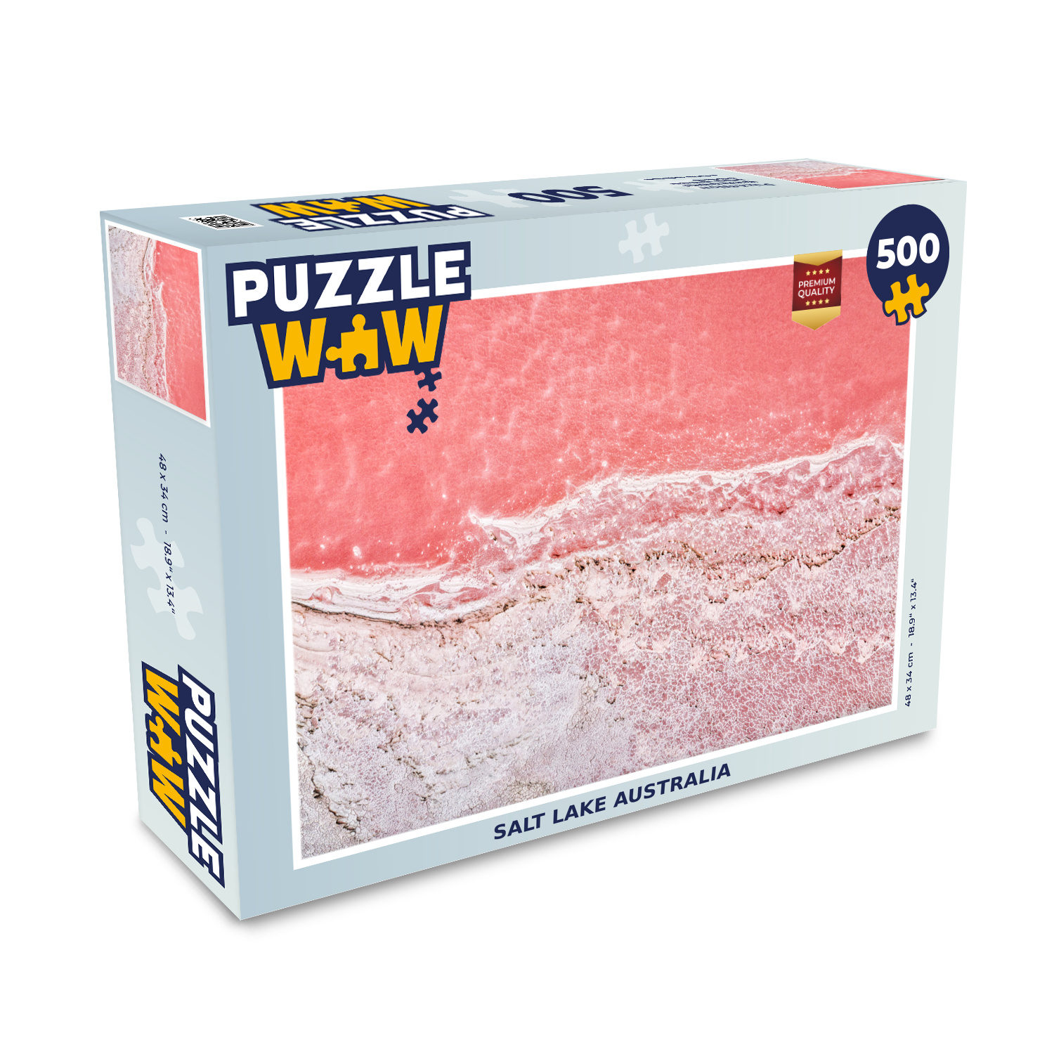 MuchoWow® Puzzle 500 Teile Salzsee Australien - 500 Teile - Kinder - Selberbauen - Puzzlespiele 137|38351192