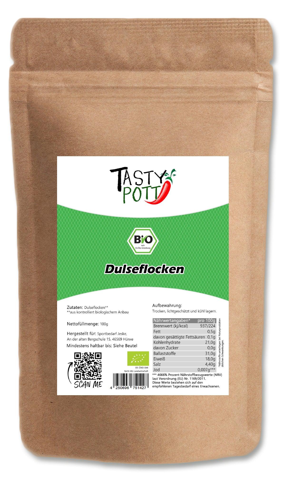 TASTY-POTT Tasty Pott Dulse Flocken - im Beutel - 3 Beutel TP-Dulse-3er