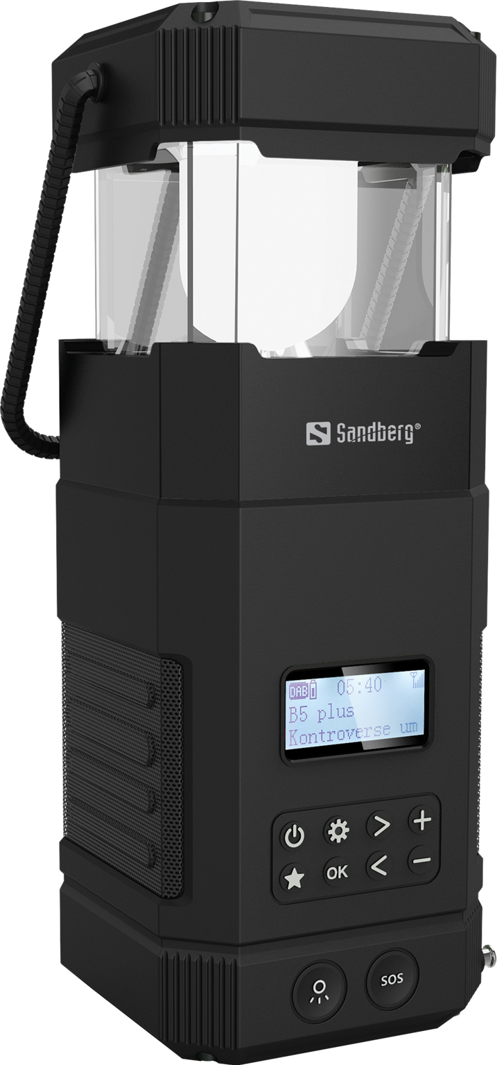 Lampe Baladeuse Sandberg Survivor All-In1 10000 – Batterie 10000 MAh, Portable Et Robuste