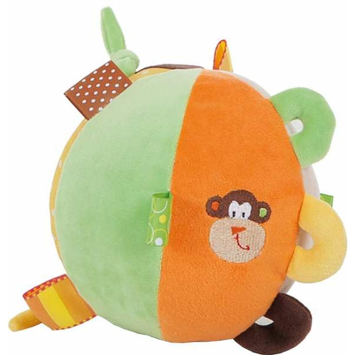Out of the blue Affe als Plüschtier mit Ball, 16 cm, für Neugeborene, Babys und Kleinkinder