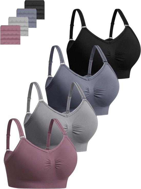 OEM 4er-Pack BHs für Frauen, nahtlos, drahtlos, voller Deckung, weich 2026