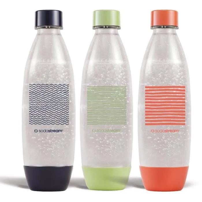 Fľaše SODASTREAM - Fuse Limited Edition - 3-balenie 1 litrových fliaš - bez PFAS