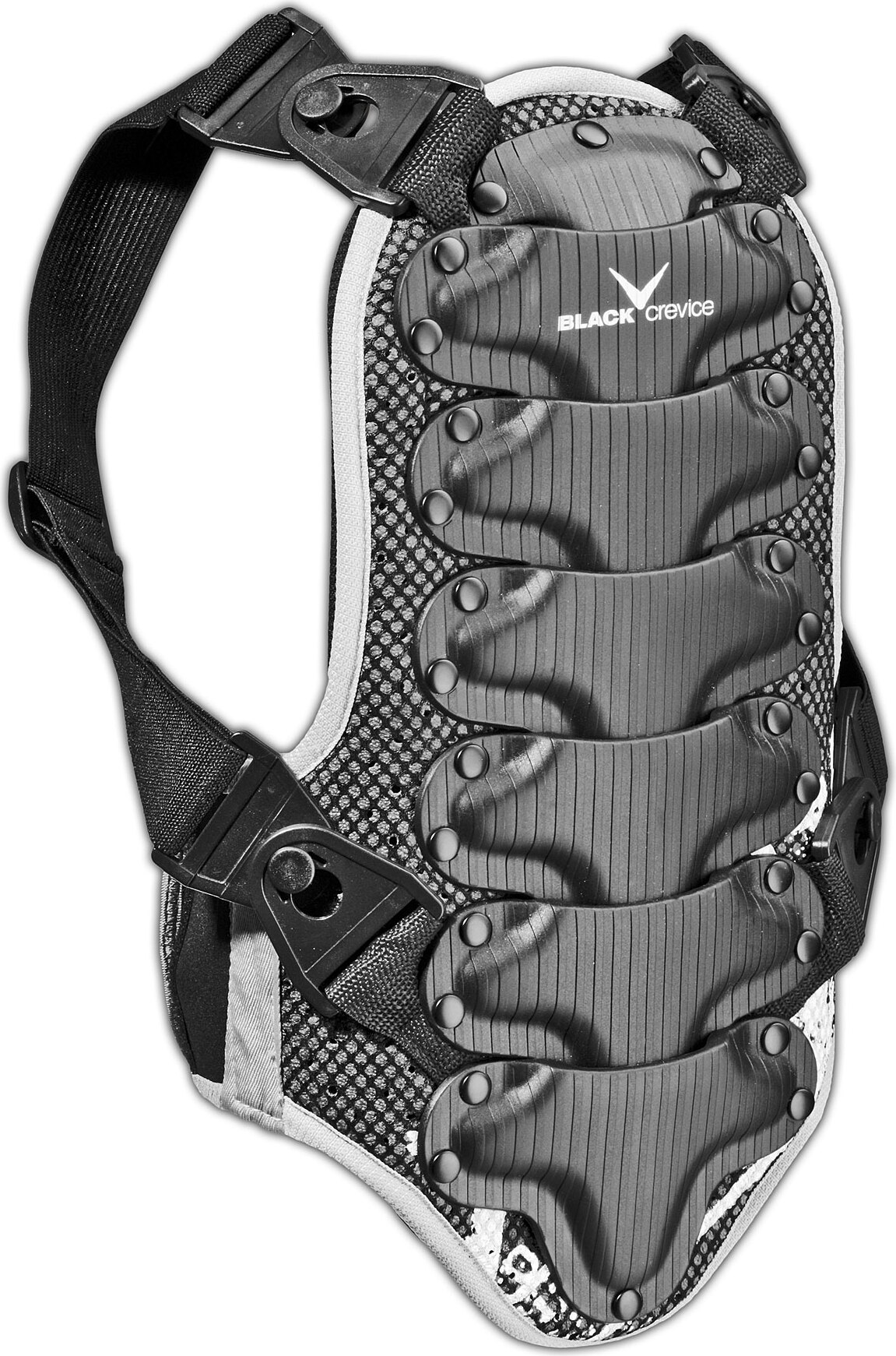 BLACK CREVICE - Kinder Wintersport Rückenprotektor | Farbe: Schwarz - Größe: 140 BCR035344-B-140