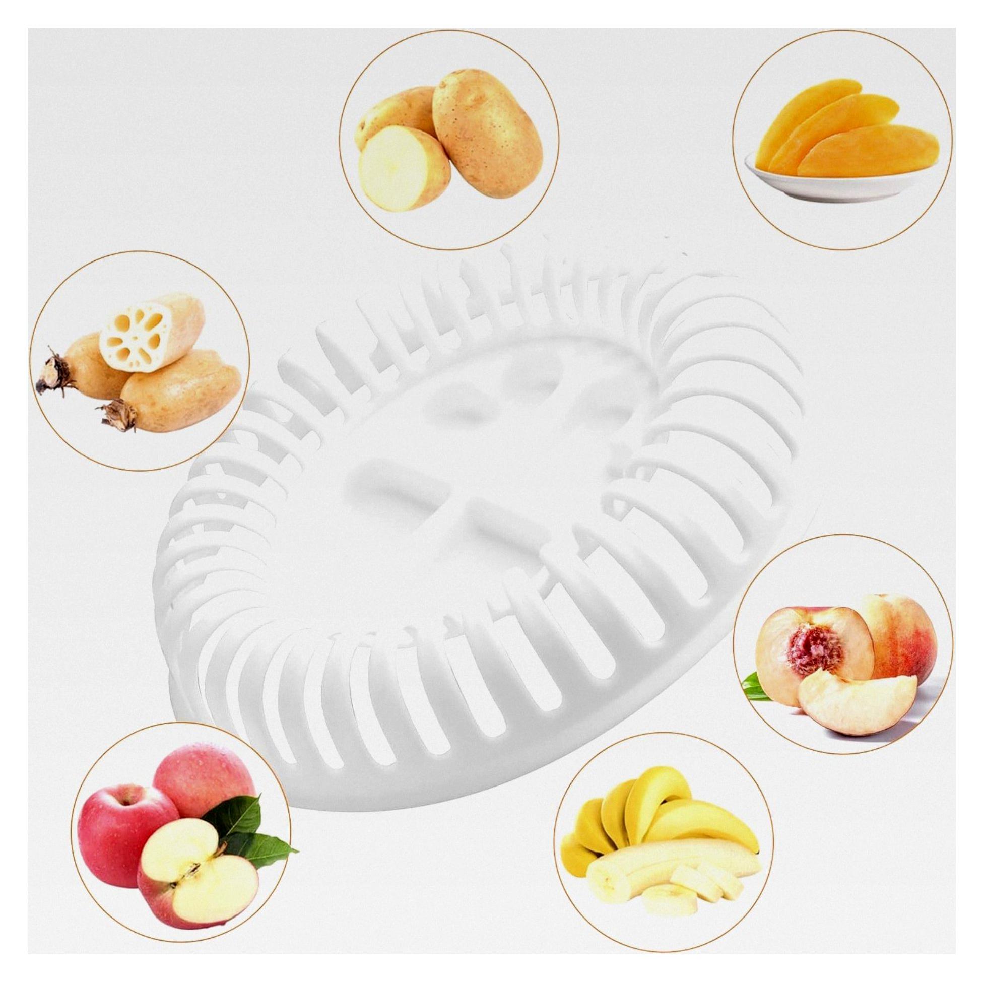 Markenlos Mikrowellen Kartoffelchips Maker, DIY Öl-freier manueller Chipsmaker, Kartoffel- und Fruchtschneider Set, Kartoffel Crisp Chip Slicer für Zuhause, geeignet für Kartoffeln und Karotten