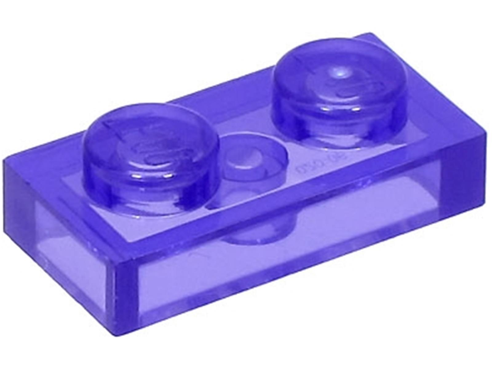 Lego® 1x1x2 dosky 3023 - Doska Trans - fialová - Trans-Purple