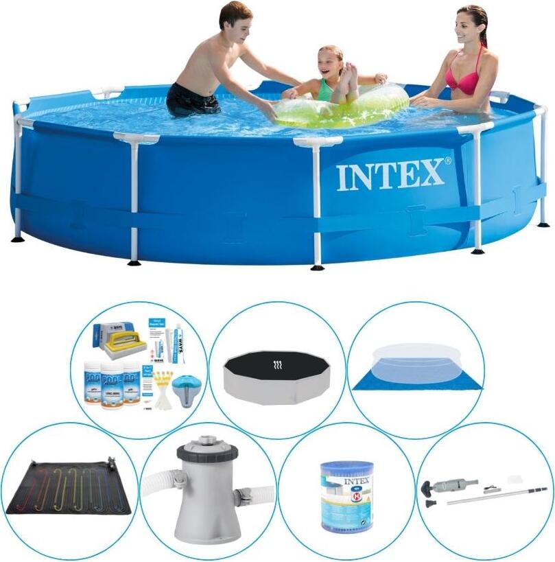 Intex kovový rám 305x76 cm okrúhly - bazénová súprava Super