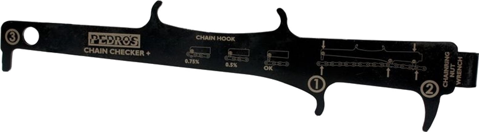 Pedro's Kettenverschleißlehre Chain Checker Plus II für EAGLE® 12-fach Ketten, schwarz WBP2361065150