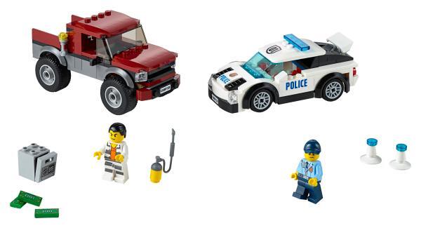 LEGO City Police Pursuit, Stavebnica, 5 rok / roky, 184 kusov