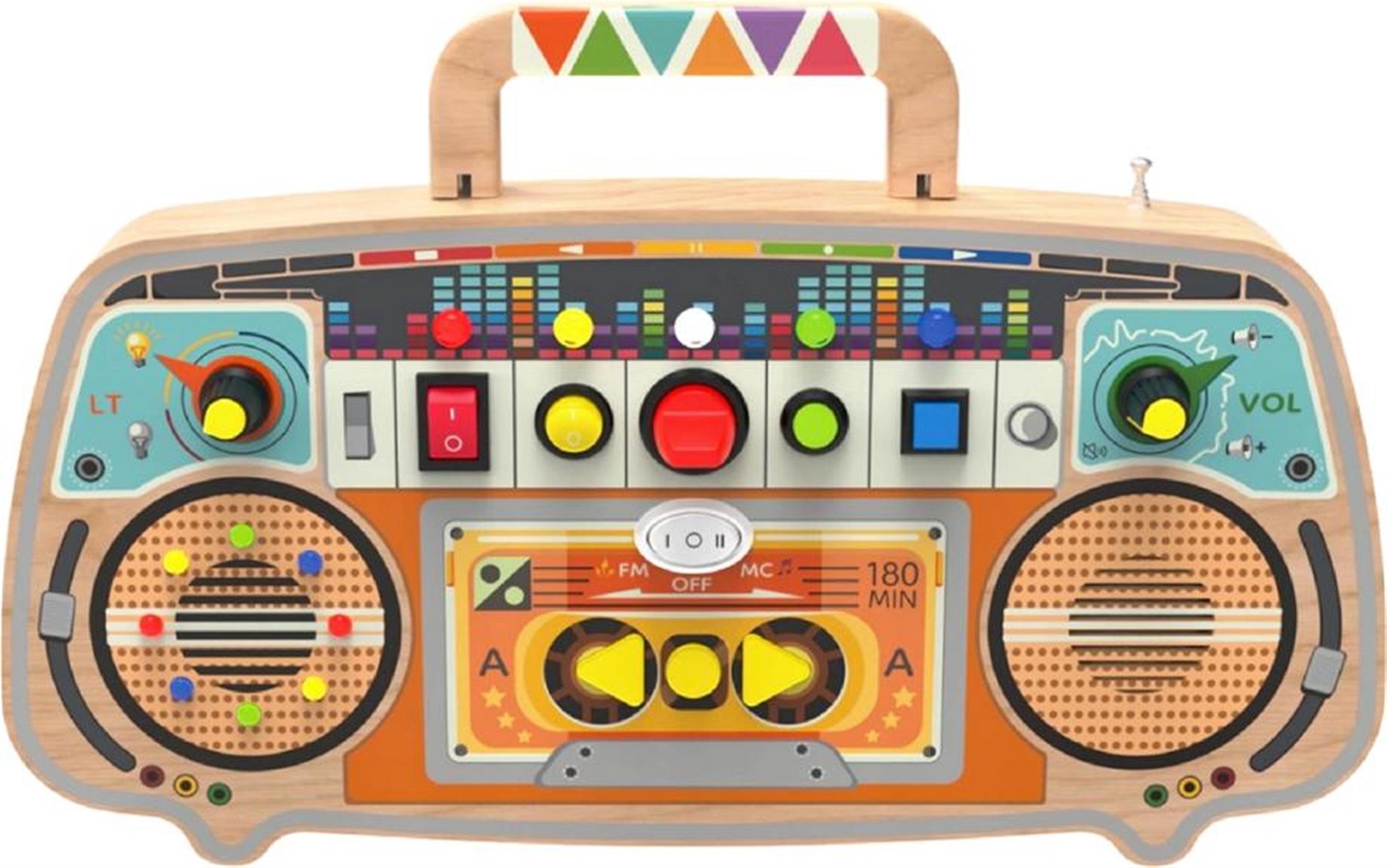 2Kids Toys Activity Board, Holz, FM-Radio