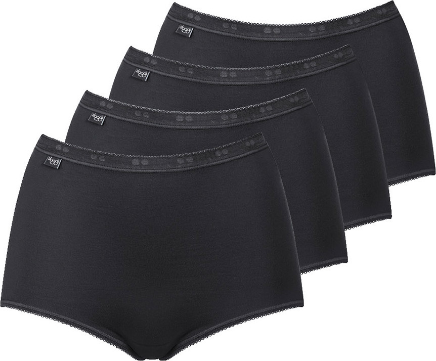 Confezione 4 Mutande Sloggi Basic+ Slip Midi Donna – Blu E Bianco, Cotone Ed Elastan - Foto 5