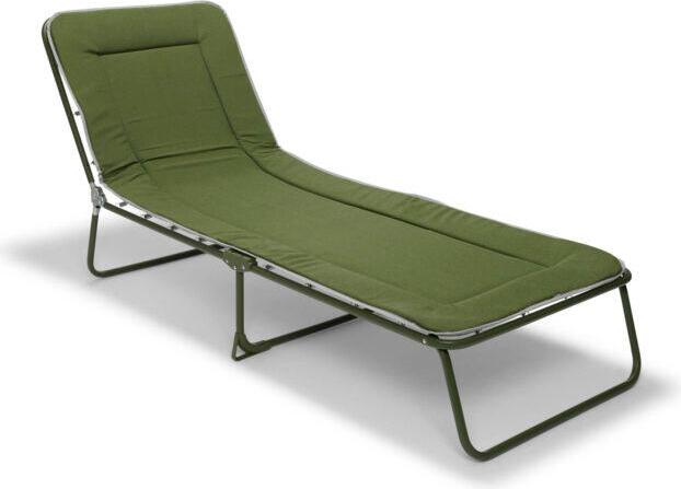 Natur24 Liege Chiemsee Stahl Polstermaterial Grün 60 x 180 x 23 cm 34456832